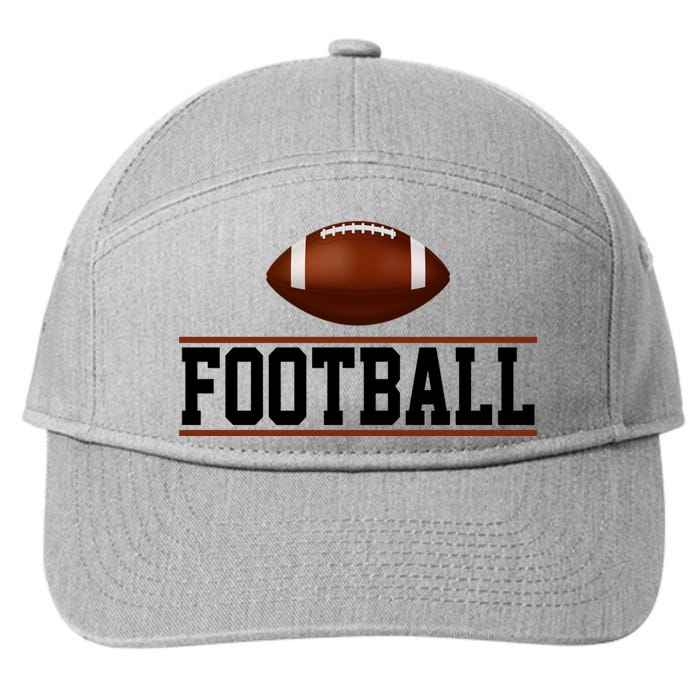 Football Lover Sport Hobby 7-Panel Snapback Hat