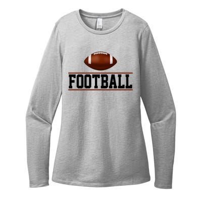 Football Lover Sport Hobby Womens CVC Long Sleeve Shirt