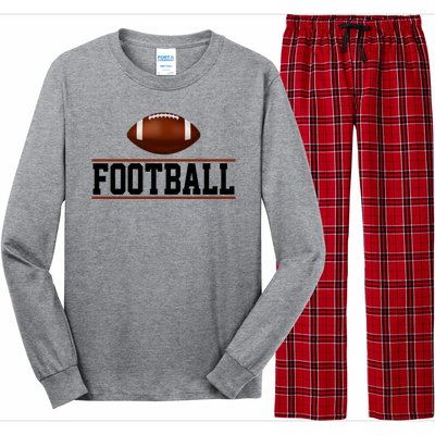 Football Lover Sport Hobby Long Sleeve Pajama Set