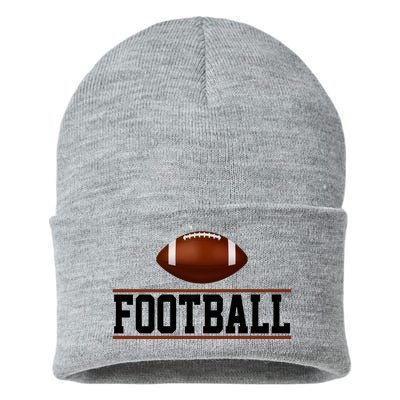 Football Lover Sport Hobby Sustainable Knit Beanie