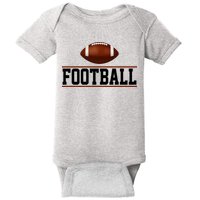 Football Lover Sport Hobby Baby Bodysuit