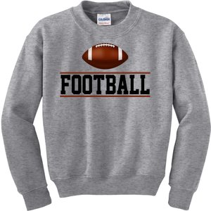 Football Lover Sport Hobby Kids Sweatshirt