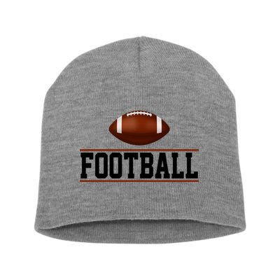 Football Lover Sport Hobby Short Acrylic Beanie