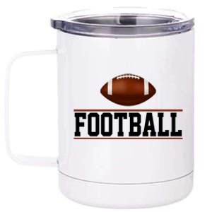 Football Lover Sport Hobby 12 oz Stainless Steel Tumbler Cup