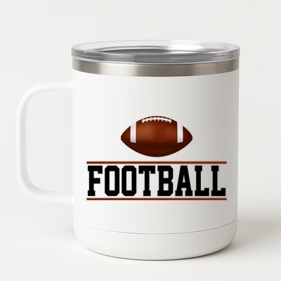 Football Lover Sport Hobby 12 oz Stainless Steel Tumbler Cup