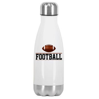 Football Lover Sport Hobby Stainless Steel Insulated Water Bottle