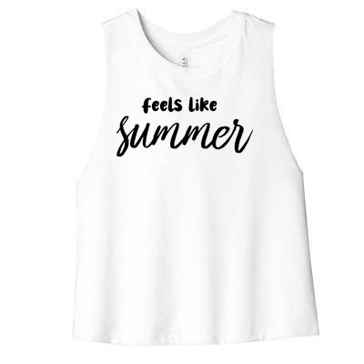 Feels Like Summer Women's Racerback Cropped Tank