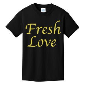 Fresh Love Script Kids T-Shirt