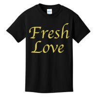 Fresh Love Script Kids T-Shirt