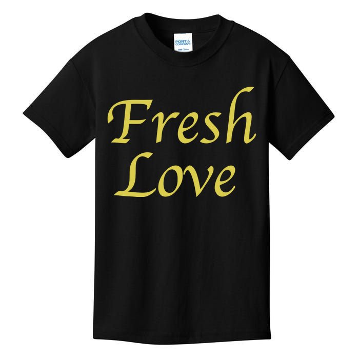 Fresh Love Script Kids T-Shirt