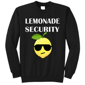 Funny Lemonade Stand Security Lemonade Security Sweatshirt