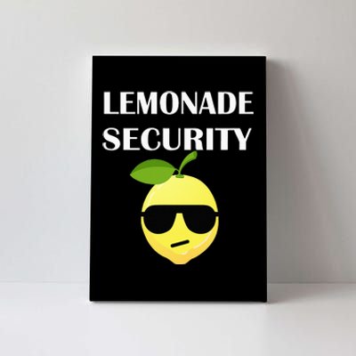 Funny Lemonade Stand Security Lemonade Security Canvas