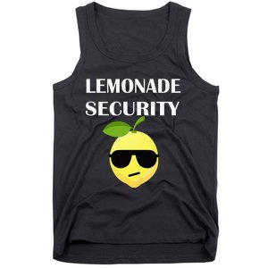 Funny Lemonade Stand Security Lemonade Security Tank Top