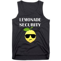 Funny Lemonade Stand Security Lemonade Security Tank Top