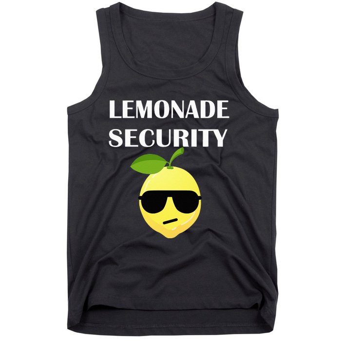 Funny Lemonade Stand Security Lemonade Security Tank Top