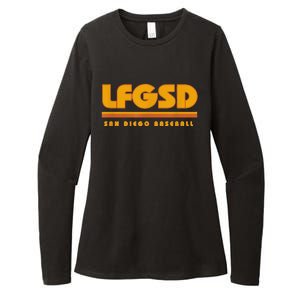 Funny Lfgsd San Diego Baseball Womens CVC Long Sleeve Shirt