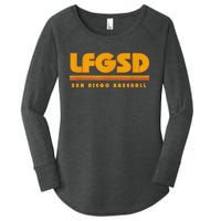 Funny Lfgsd San Diego Baseball Women's Perfect Tri Tunic Long Sleeve Shirt