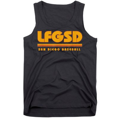 Funny Lfgsd San Diego Baseball Tank Top