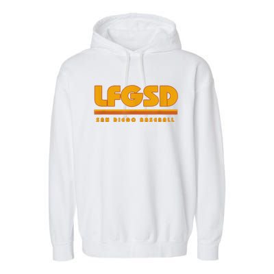 Funny Lfgsd San Diego Baseball Garment-Dyed Fleece Hoodie