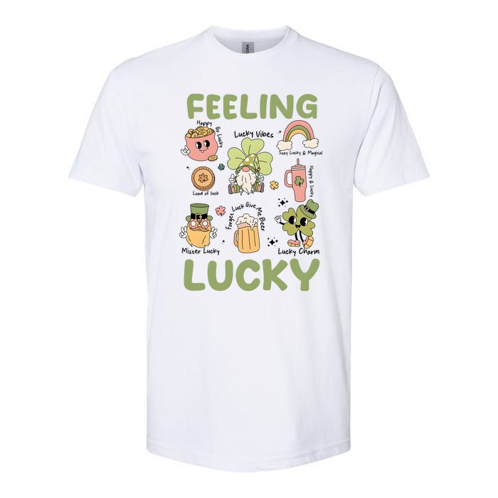 Feeling Lucky St PatrickS Day Lover Funny Drinking Team Softstyle CVC T-Shirt