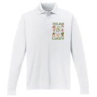 Feeling Lucky St PatrickS Day Lover Funny Drinking Team Performance Long Sleeve Polo