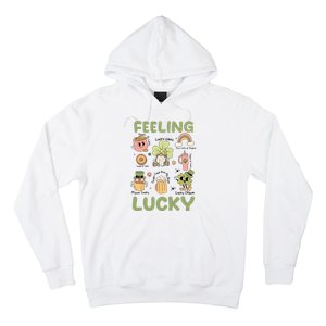 Feeling Lucky St PatrickS Day Lover Funny Drinking Team Hoodie