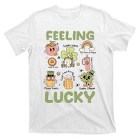 Feeling Lucky St PatrickS Day Lover Funny Drinking Team T-Shirt