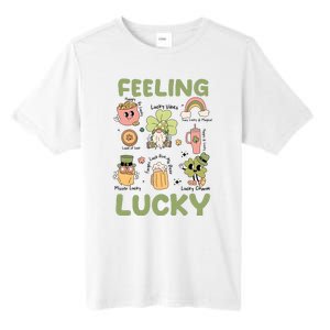 Feeling Lucky St PatrickS Day Lover Funny Drinking Team Tall Fusion ChromaSoft Performance T-Shirt