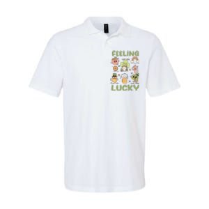 Feeling Lucky St PatrickS Day Lover Funny Drinking Team Softstyle Adult Sport Polo