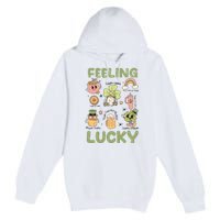 Feeling Lucky St PatrickS Day Lover Funny Drinking Team Premium Pullover Hoodie