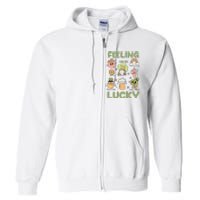 Feeling Lucky St PatrickS Day Lover Funny Drinking Team Full Zip Hoodie