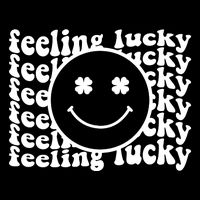 Feeling Lucky St Patricks Day Smile Face Emoji Tie-Dye T-Shirt