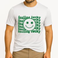 Feeling Lucky St Patricks Day Smile Face Emoji Cooling Performance Crew T-Shirt