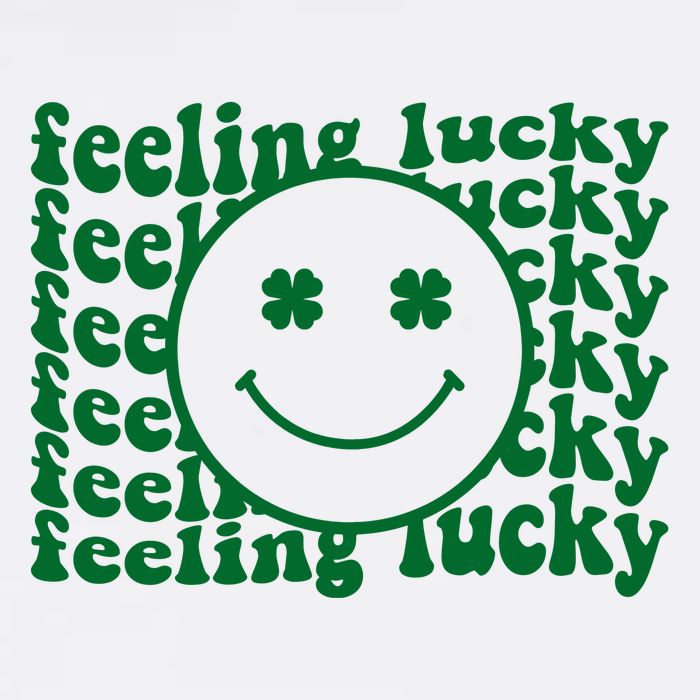 Feeling Lucky St Patricks Day Smile Face Emoji Cooling Performance Crew T-Shirt