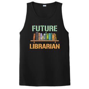 Future Librarian School Librarian Book Gift PosiCharge Competitor Tank