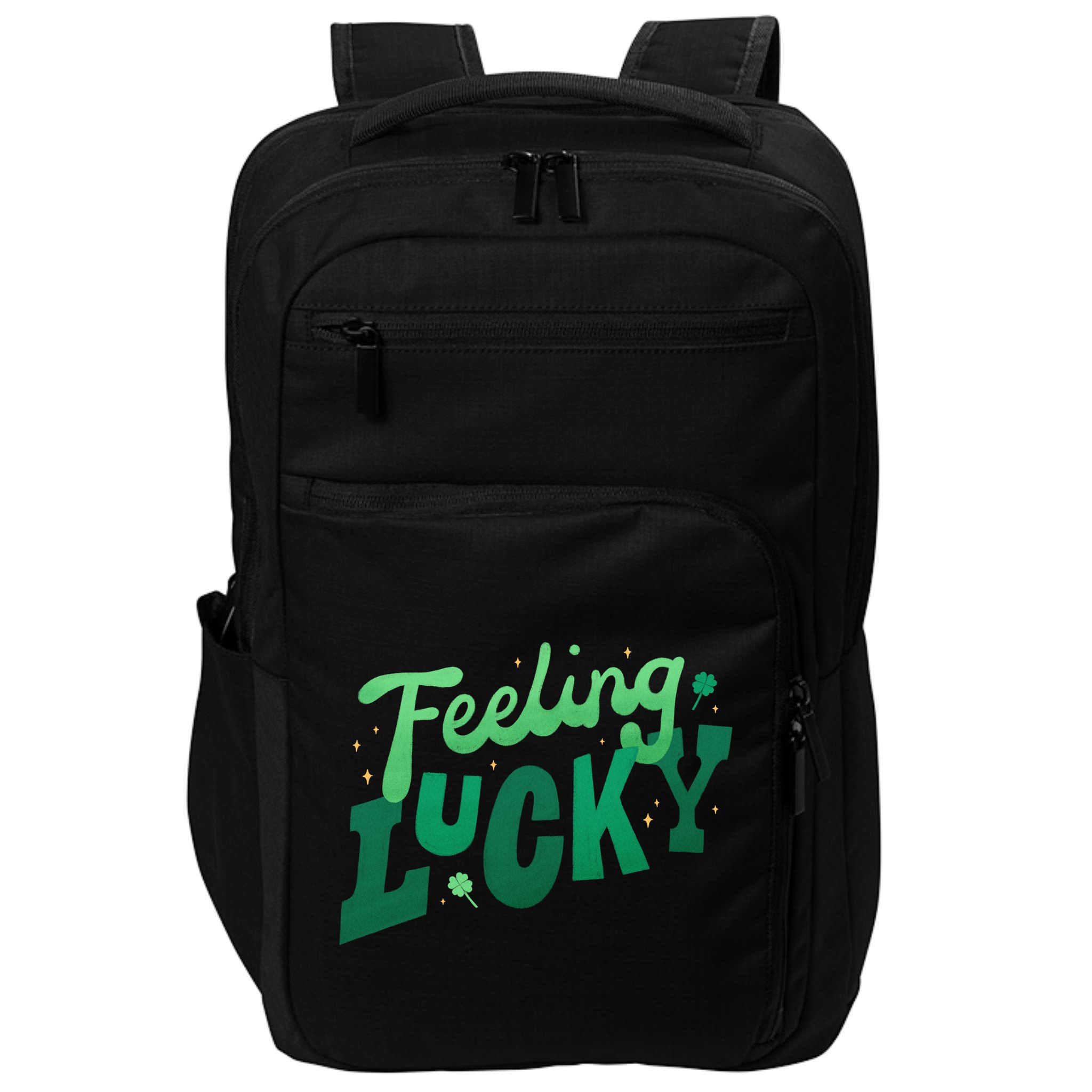 Feeling Lucky St Patrick's Day Festive Impact Tech Backpack