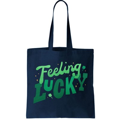 Feeling Lucky St Patrick's Day Festive Tote Bag