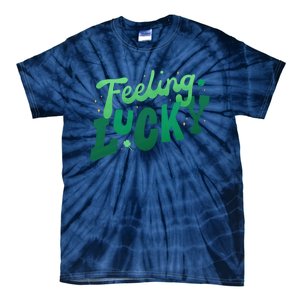 Feeling Lucky St Patrick's Day Festive Tie-Dye T-Shirt