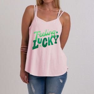 Feeling Lucky St Patrick's Day Festive Women's Strappy Tank