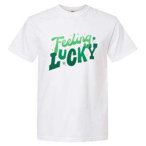 Feeling Lucky St Patrick's Day Festive Garment-Dyed Heavyweight T-Shirt