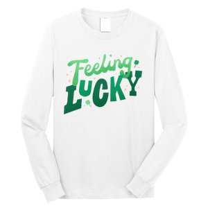 Feeling Lucky St Patrick's Day Festive Long Sleeve Shirt