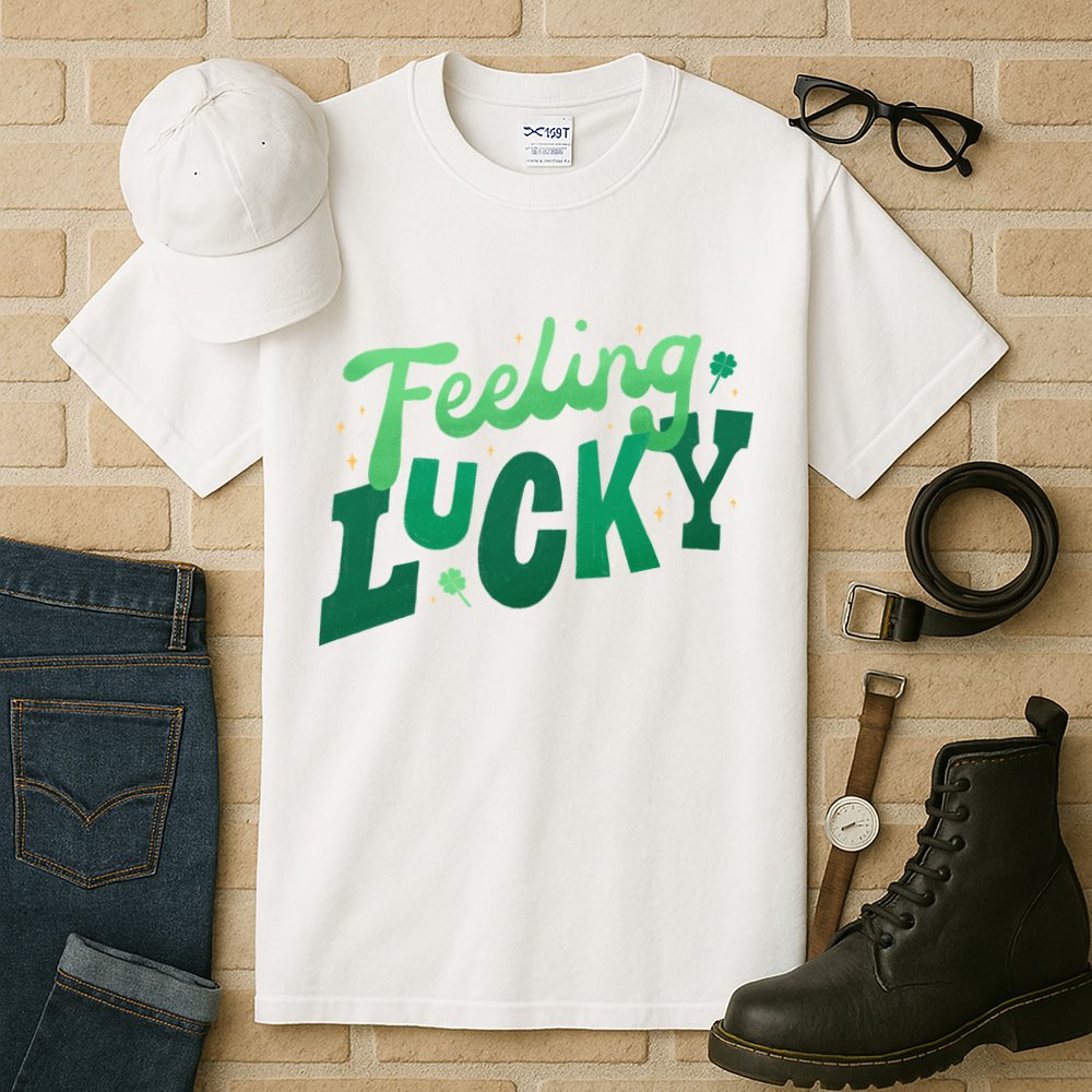 Feeling Lucky St Patrick's Day Festive Tall T-Shirt