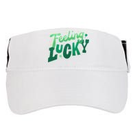 Feeling Lucky St Patrick's Day Festive Adult Drive Performance Visor
