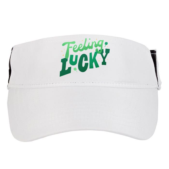Feeling Lucky St Patrick's Day Festive Adult Drive Performance Visor