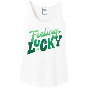 Feeling Lucky St Patrick's Day Festive Ladies Essential Tank