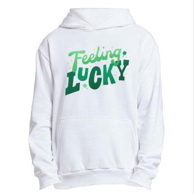 Feeling Lucky St Patrick's Day Festive Urban Pullover Hoodie