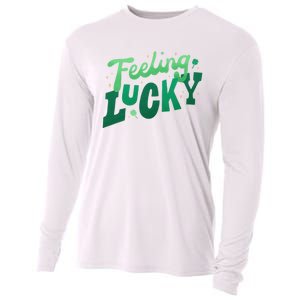 Feeling Lucky St Patrick's Day Festive Cooling Performance Long Sleeve Crew