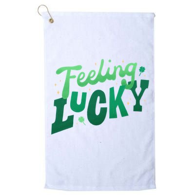 Feeling Lucky St Patrick's Day Festive Golf Towel