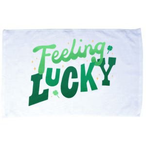 Feeling Lucky St Patrick's Day Festive Microfiber Hand Towel