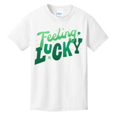 Feeling Lucky St Patrick's Day Festive Kids T-Shirt